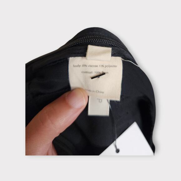 L'Agence Womens Black Pleated Shorts Skort S Pockets Dressy Capsule - Picture 9 of 9